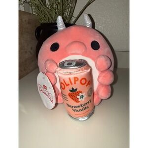 Zuru Snackles Millie the Deep Sea Pig Pink Plush with Olipop Strawberry Soda Tag